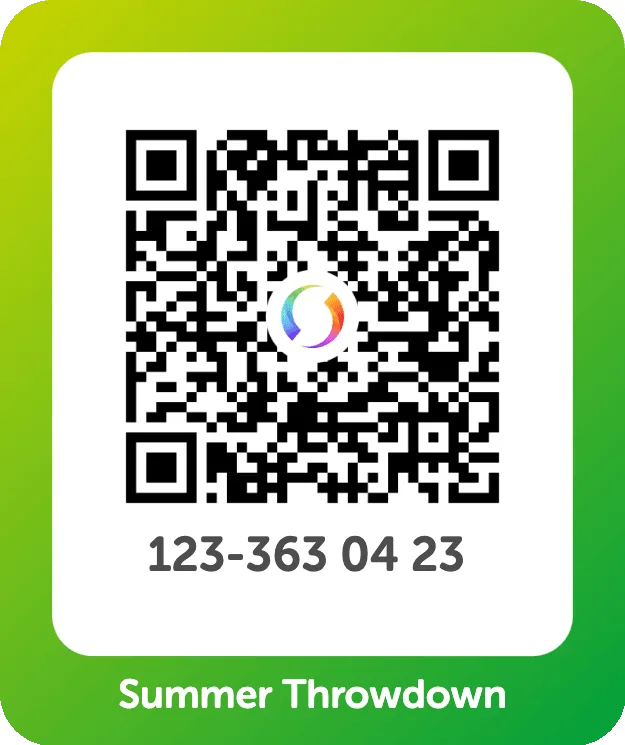 Swish QR-kod för Summer Throwdown