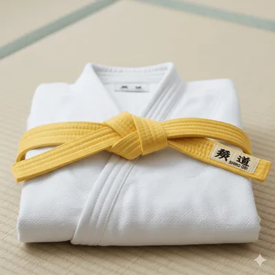 Gult bälte bälte - krav och tekniker